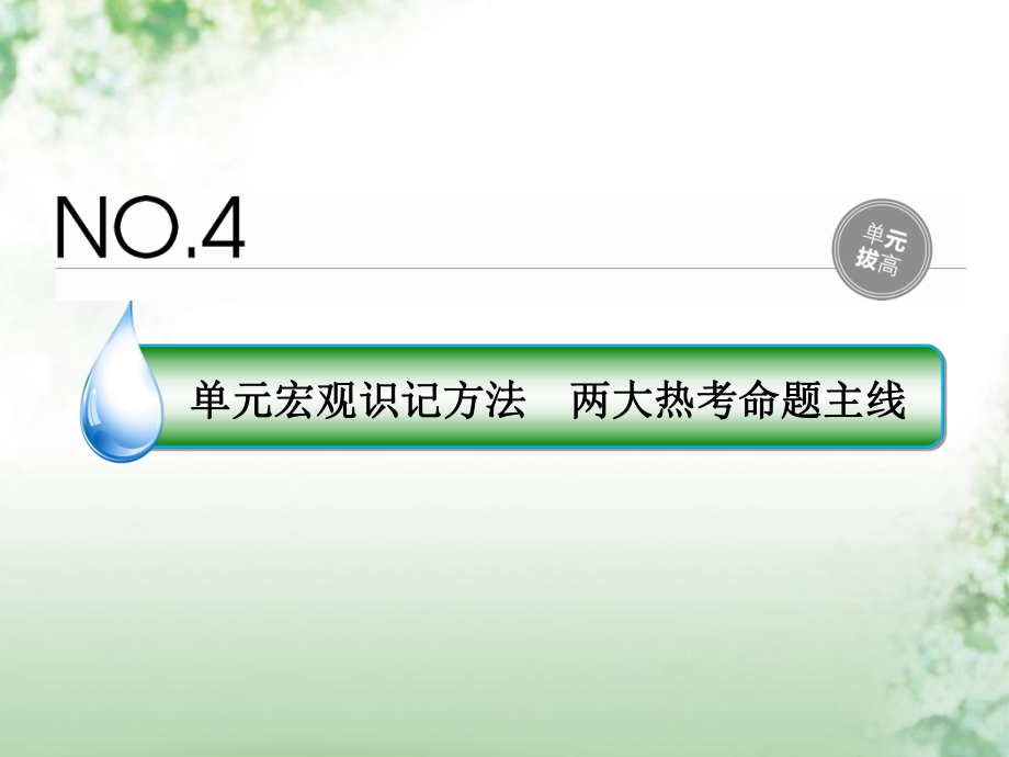 2018版高考历史一轮复习 第四单元 科学社 会 主 义的创立与东西方的实践单元拔高课件 人民版_第1页