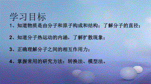 2017年秋九年級(jí)物理全冊(cè) 第十三章 第1節(jié) 分子熱運(yùn)動(dòng)課件 （新版）新人教版