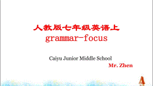 人教版七年級(jí)英語(yǔ)上 grammar-focus