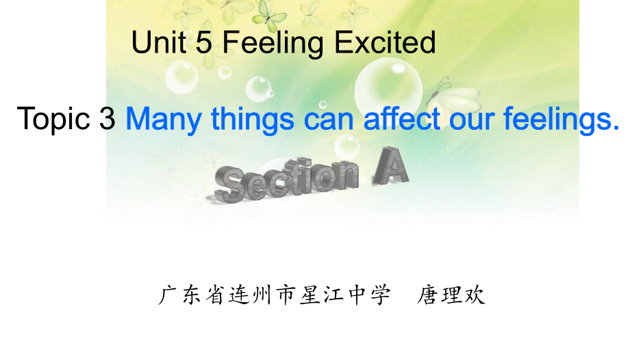 仁愛英語八年級下冊Unit5 Topic 3 Section A_第1頁