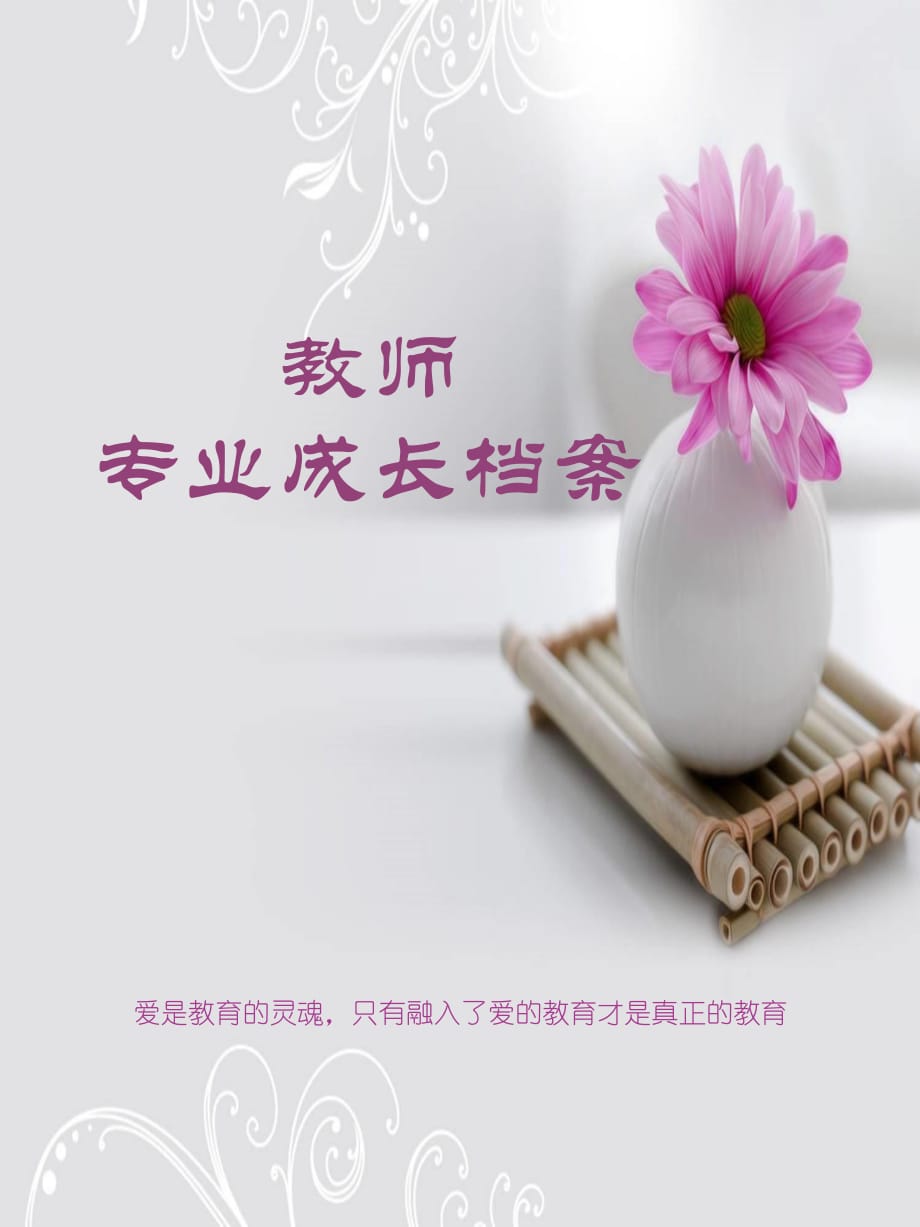 教师成长档案_第1页