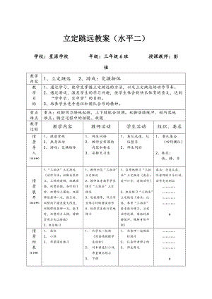 立定跳遠(yuǎn)教案 (2)