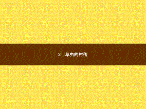 六年級上語文作業(yè)講評課件-3 蟲草的村落_人教新課標 (共10張PPT)