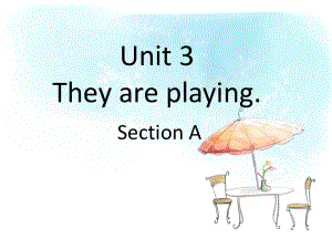 四年級下冊英語課件-Unit 3 They are playing Section A1_湘魯版 (共17.ppt)