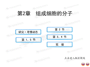 【江蘇專用】2013版高中生物全程復(fù)習(xí)方略（人教版）配套課件：1.2組成細(xì)胞的分子