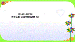 二年級(jí)下冊(cè)語文課件-15 古詩二首·曉出凈慈寺送林子方∣人教部編版