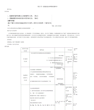 八年級(jí)生物下冊(cè)第六單元第二章《生態(tài)系統(tǒng)》第3節(jié)《能量流動(dòng)和物質(zhì)循環(huán)》教案濟(jì)南版