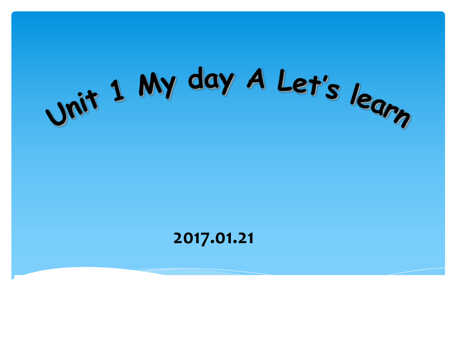 【优选】五年级下册英语课件-Unit 1 My day. PA Let’s learn∣人教PEP（2014秋） (共19.ppt)_第1页