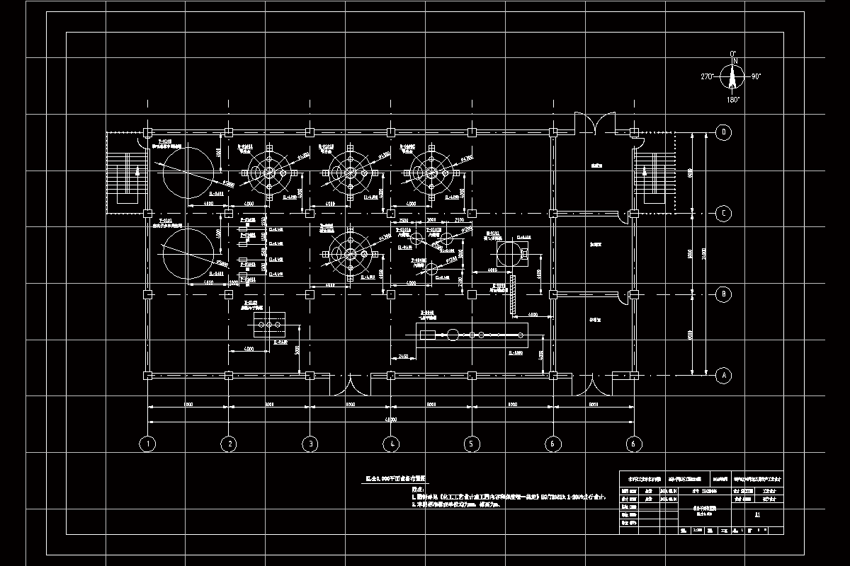 聚氯乙烯車間設(shè)備平面布置圖