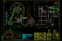 PE400X600顎式破碎機(jī)全套CAD圖紙