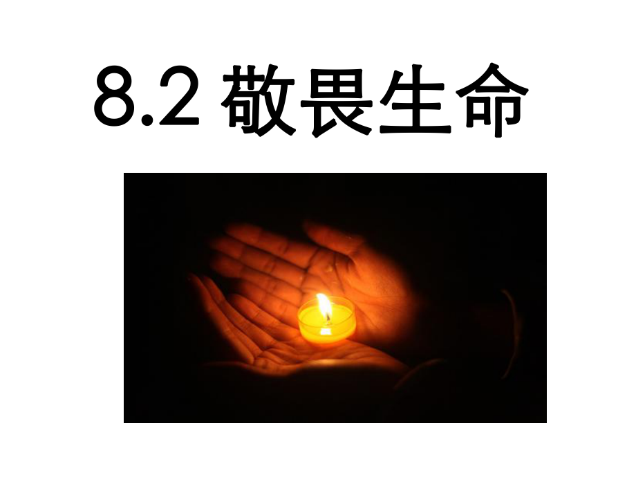 七上年級(jí)上冊(cè) 初中道德與法治4.8.2《敬畏生命》教學(xué)課件_第1頁