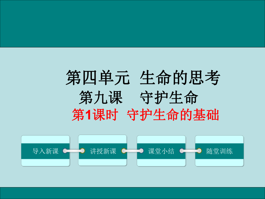 七上年級上冊 初中道德與法治第1課時(shí)守護(hù)生命_第1頁