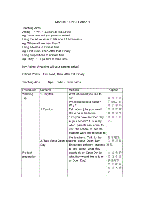 牛津滬教六下Module3《Unit2Pleasevisitourschool》教案