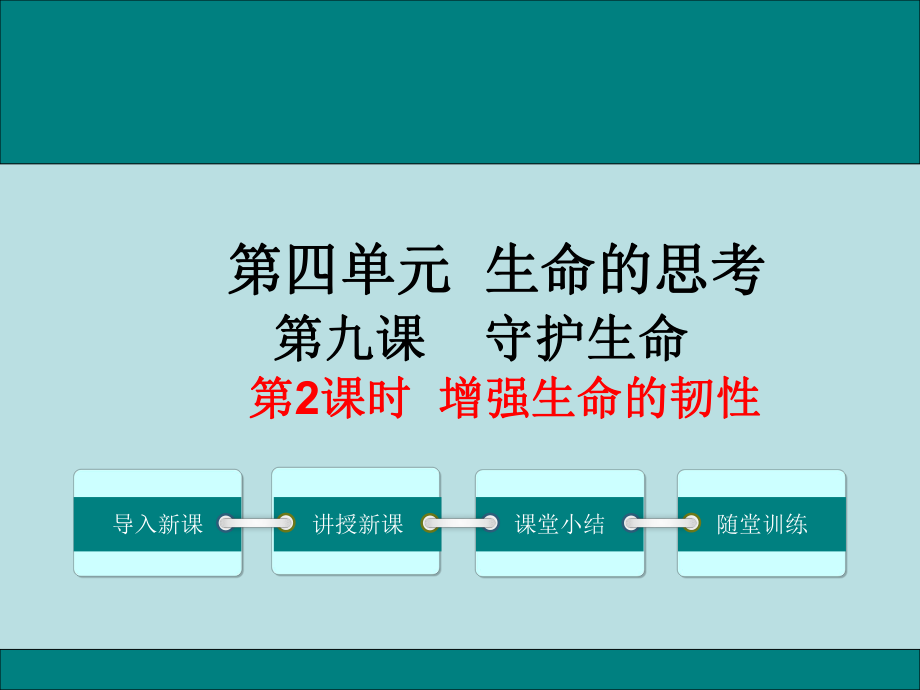 七上年級(jí)上冊(cè) 初中道德與法治第2課時(shí)增強(qiáng)生命的韌性_第1頁