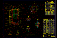 蒸餾冷凝器設(shè)計(jì)圖cad圖紙