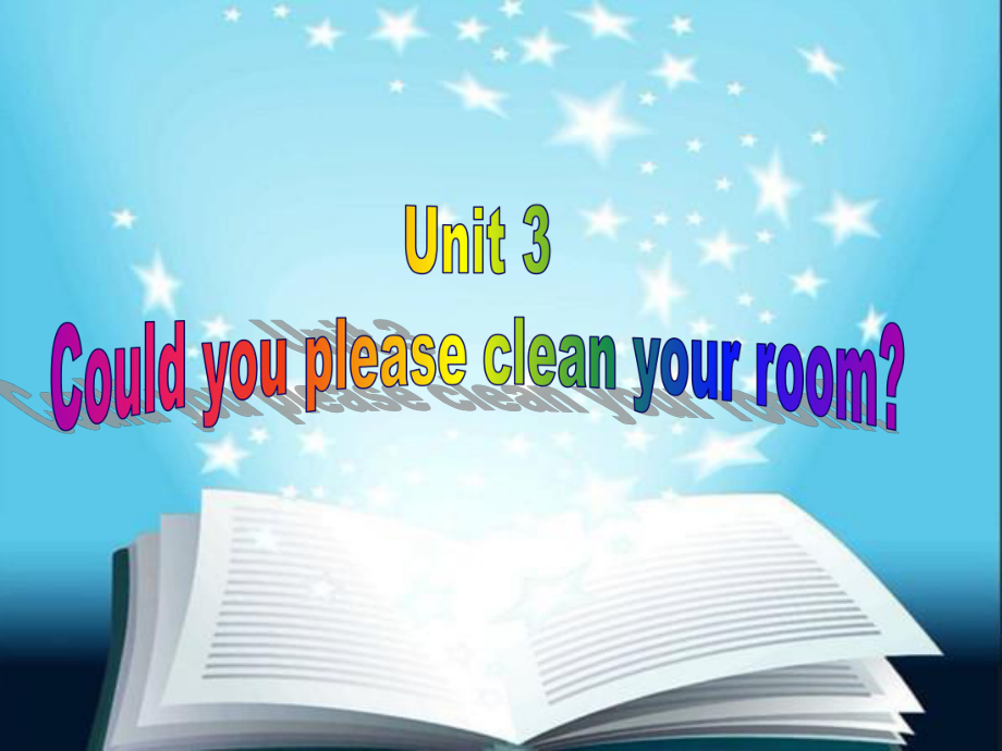 2014年春人教版新目标最新八年级英语下册_Unit3_Could_you_please_clean_your_room_Section_A_1_第1页