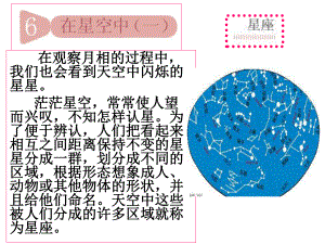 教科版科學(xué)六年級(jí)下冊《在星空中(一)》