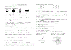 新人教版八上數(shù)學(xué)期末測(cè)試題11