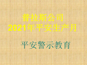 《事故案例警示教育》PPT課件