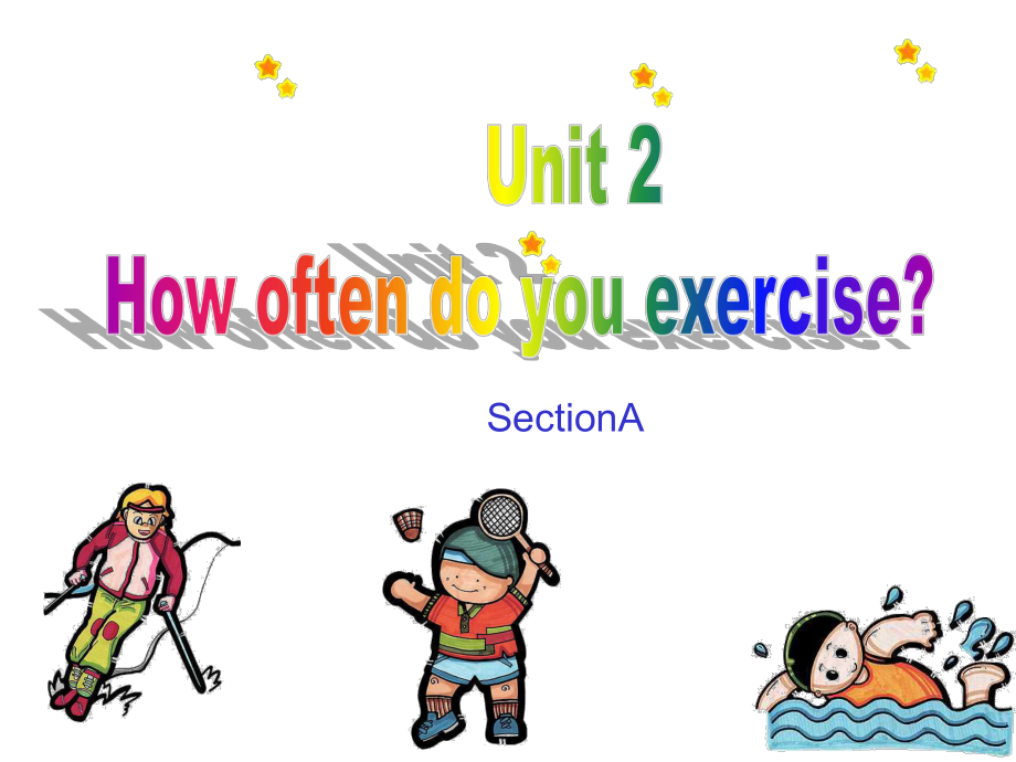 2013秋人教版英语八年级上Unit2sectionA课件_第1页