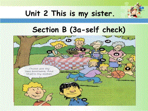 人教7上 Unit2Section B (3a-self check) (共17張PPT)