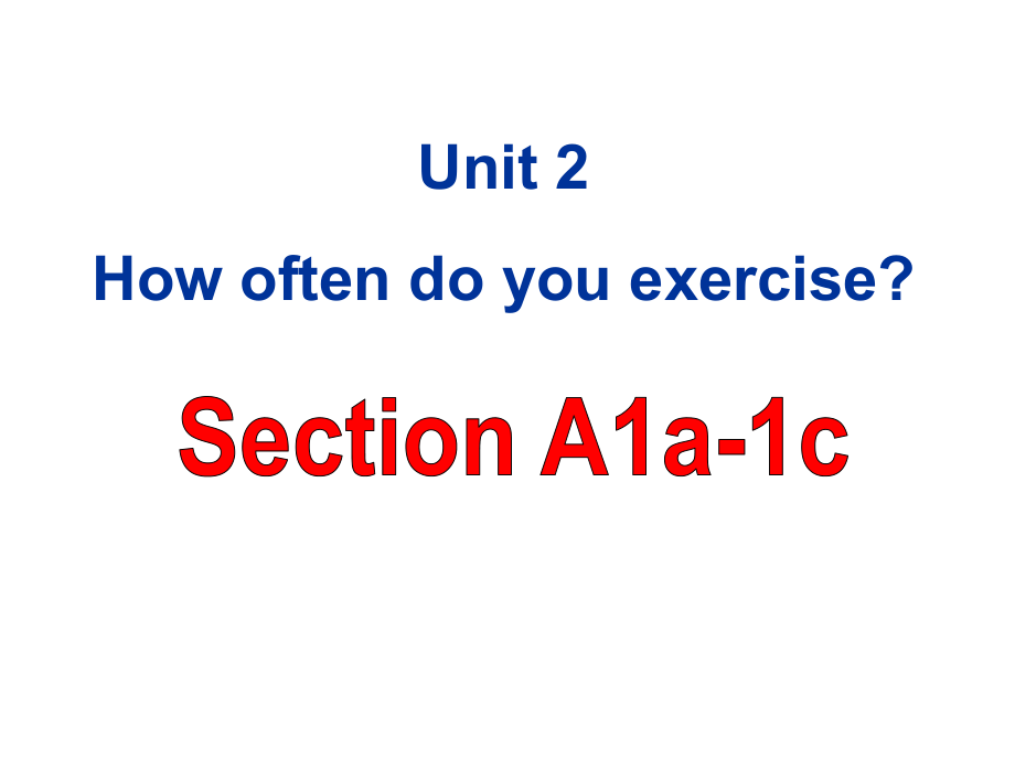 人教英語八年級上冊Unit2 Section A 1a-1c 3_第1頁