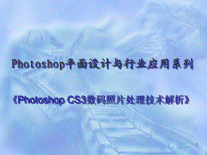 Photoshop CS3數(shù)碼照片處理技術(shù)解析-電子教案==03