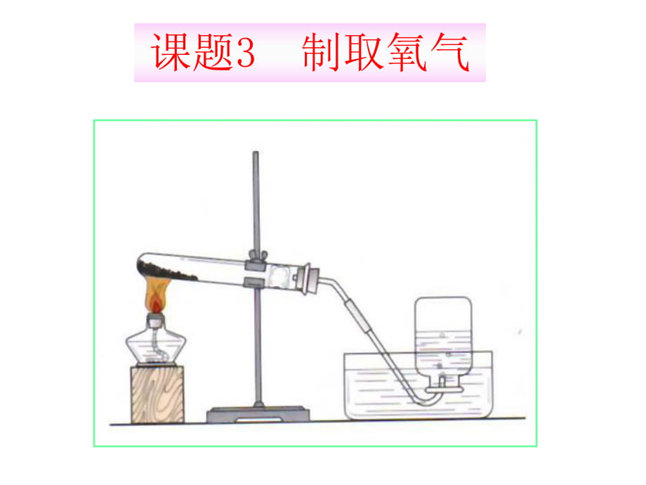 人教版九年級化學(xué)上冊 第二單元 課題3 制取氧氣課件(共21張PPT)_第1頁