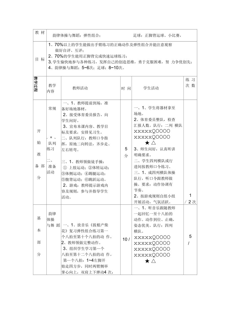 韻律體操與舞蹈：彈性組合_第1頁(yè)