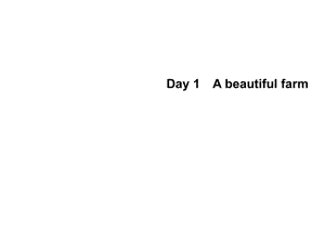 六年級下冊英語課件-Recycle Day 1　A beautiful farm｜人教PEP(2014秋) (共7張PPT)