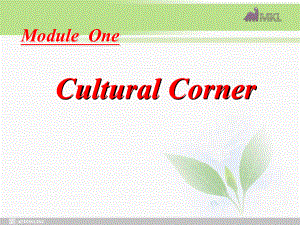 高中英語Module1CulturalCorner全程課件外研版必修1