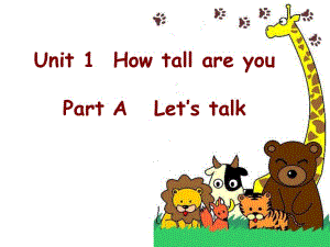Unit1 How Tall Are You Part A Lets talk
