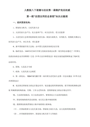 1.2《治國(guó)安邦的總章程》知識(shí)點(diǎn)梳理