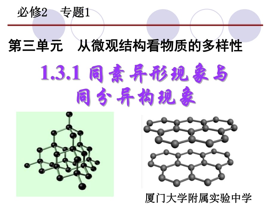 同素異形體和同分異構體_第1頁