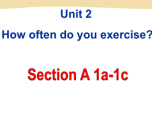 人教英語八年級(jí)上冊(cè)Unit2 Section A 1a-1c 課件(共24張PPT)