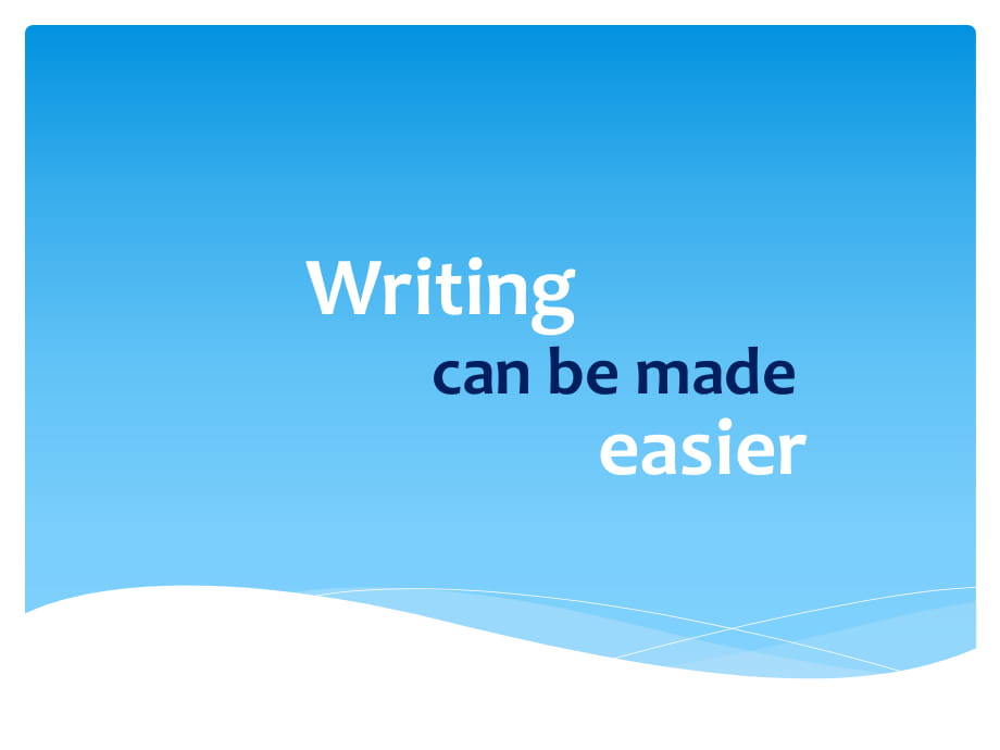 Writingcanbemadeeasier說(shuō)課_第1頁(yè)