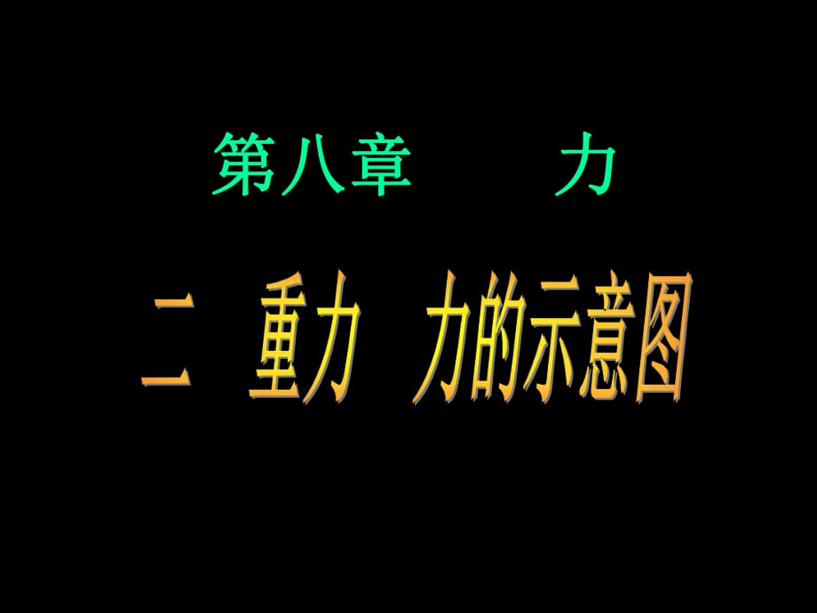 82《重力、力的示意圖》課件_第1頁