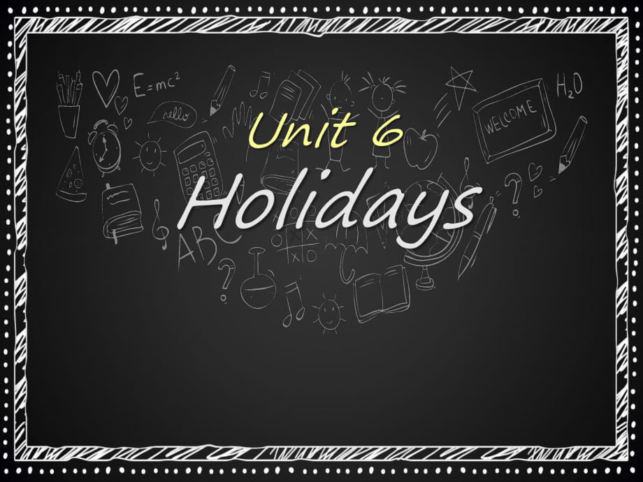 上海教育版英語五年級下冊Module 2 Unit 6《holidays》ppt課件2_第1頁