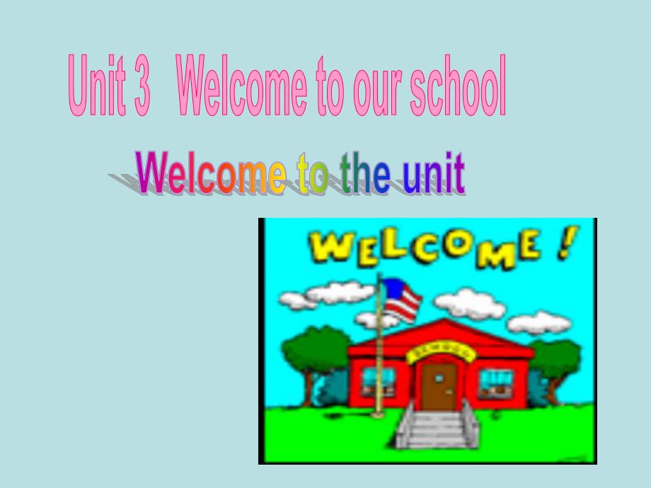 牛津譯林 七年級英語上冊unit3Welcome to the unit3_第1頁