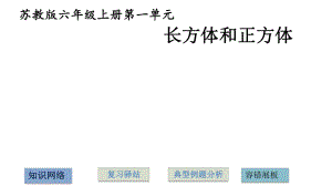 六年級上冊數(shù)學(xué)課件－第一單元長方體和正方體｜蘇教版（2018秋） (共36張PPT)