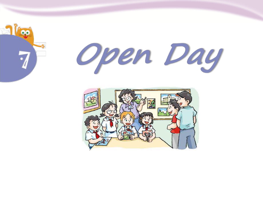 上海教育版英語五年級下冊Module 3 Unit 7《open day》ppt課件_第1頁