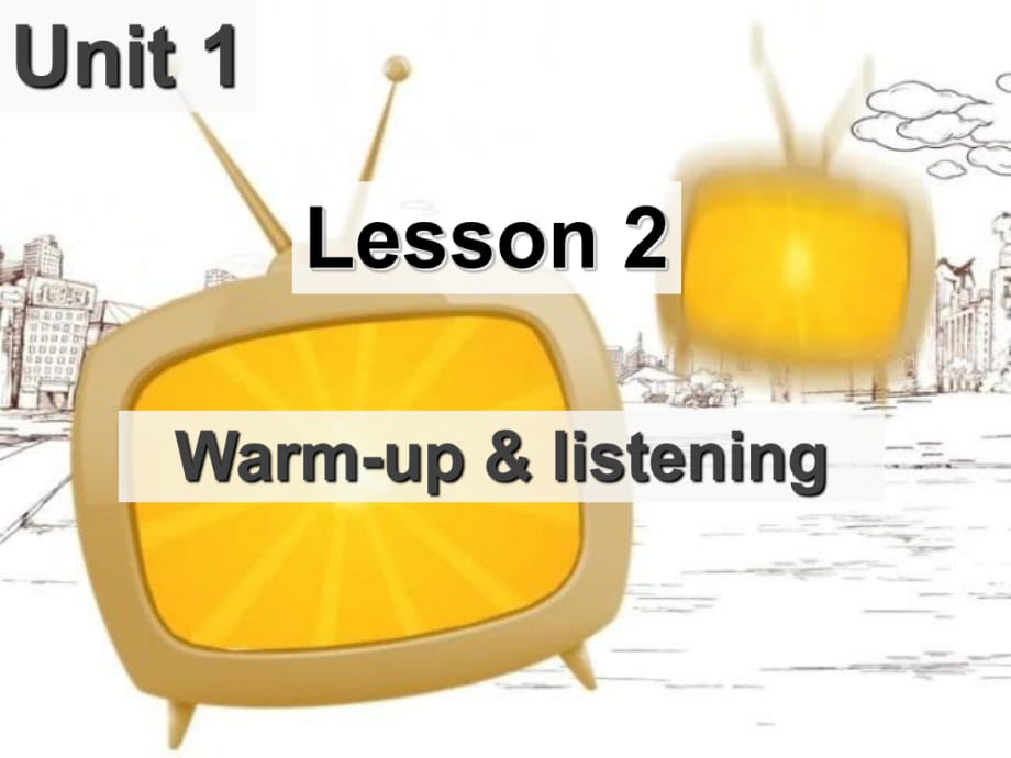 北师大版八上 Lesson2 Warm-up, Listening 课件（共31张ppt）_第1页