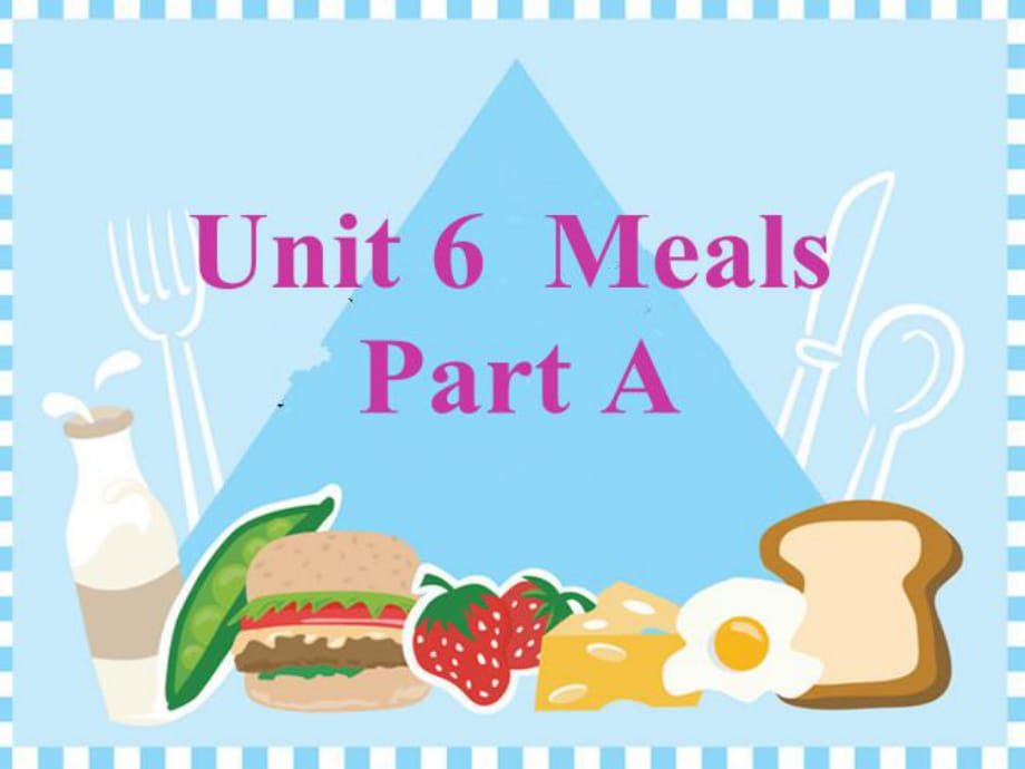 四年級上冊英語課件－Unit 6《Meals》｜閩教版_第1頁