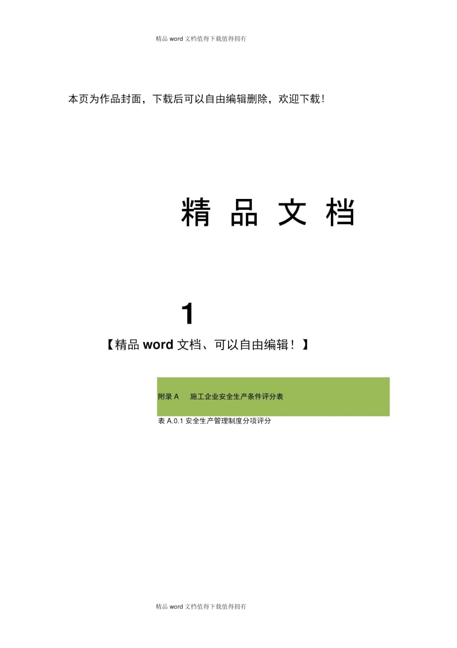 施工企業(yè)安全生產(chǎn)條件_第1頁