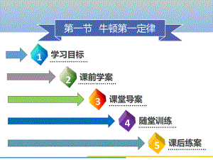 第一節(jié) 牛頓第一定律(第1課時）