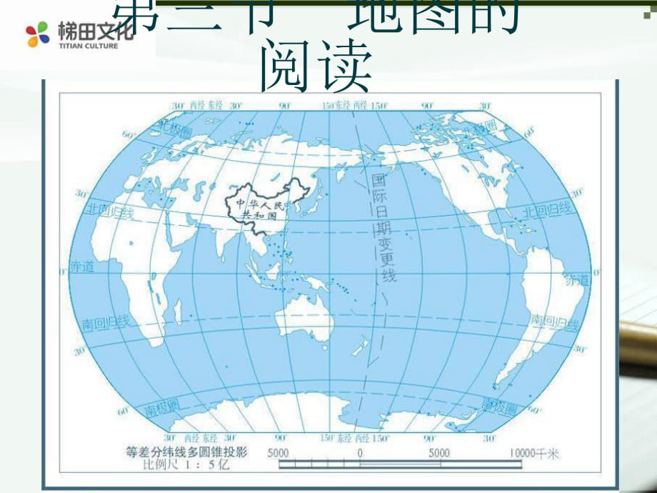 1.3地圖的閱讀 —人教版地理七年級上冊課件(共14張PPT)_第1頁