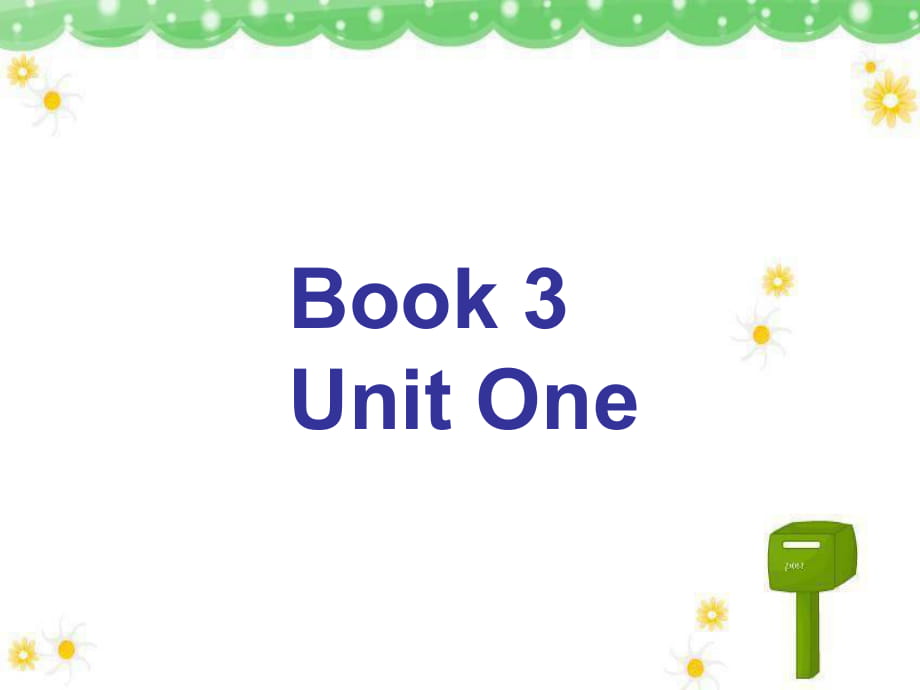 [中學聯(lián)盟]浙江省溫州市嘯秋中學高中英語必修3課件：Unit1_第1頁