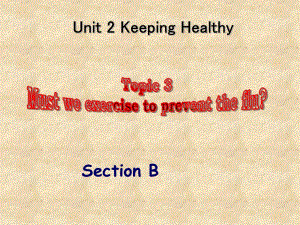 仁愛版八年級英語上冊 Unit 2 Topic 3 Section B 課件(共24張PPT)