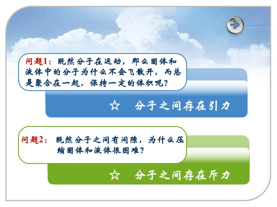 人教版高中物理選修3-3 第七章第三節(jié) 分子間的作用力公開(kāi)課教學(xué)課件 (共25張PPT)_第1頁(yè)