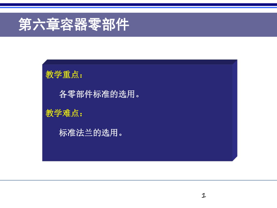 化工设备基础ppt课件pptch6 容器零部_第1页